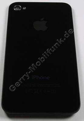 Akkufachdeckel schwarz Apple iPhone 4 Gehusercken mit Kameralinse
