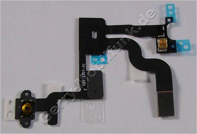 Lichtsensor mit Flexkabel Apple iPhone 4S Flachbandkabel Helligkeitssensor und Powerschalter, Einschalt Taster