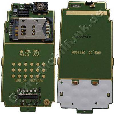 Displayboard original Nokia 6111 Displayplatine mit Tastaturplatine und LEDs, Simkartenhalter, Simkartenleser, Lautsprecher, Tastaturfolie der Mentasten