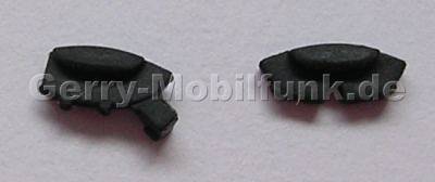 Gummi Stopper links+rechts Nokia 6131 original schwarz