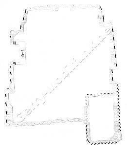 HF Abschirmung Nokia 8850 8890 Abschirmblech, Metalldichtung der Platine