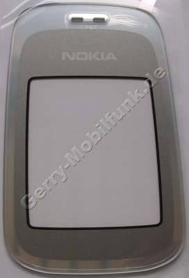 Displayscheibe gro silber Nokia 6085 original Scheibe vom groen innen Display