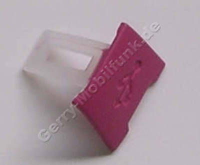 USB Abdeckung pink Nokia 3500 Classic original Abdeckung vom USB-Anschlu Stopfen