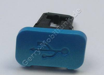 Abdeckung USB-Anschlu blau Nokia 5320 music original Kappe vom Mini-USB-Anschlu
