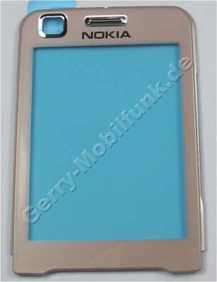 Displayscheibe pink Nokia 6120 classic original Displayglas