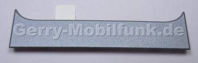 Einsatz Displayteil Nokia N90 original Logoplate hellblau, Abdeckung der Schrauben