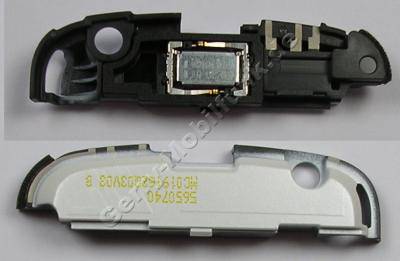 Antennenmodul mit Antennenabdeckung weiss Nokia N97 original Cover der Antenne, Antennencover white incl. Freisprechlautsprecher Buzzer