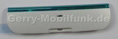 Untere Blende weiss blau Nokia X6 original Bottom Cover white/blue