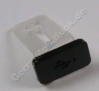 Abdeckung USB-Anschlu schwarz Nokia 5530 Xpress Music Original Klappe der USB Buchse black
