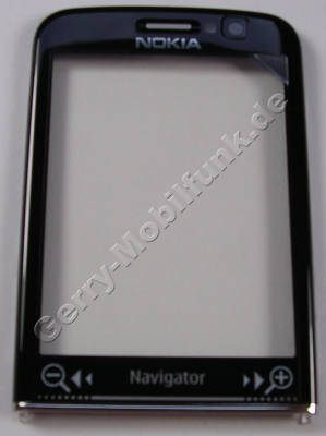 Displayscheibe schwarz Nokia 6710 Navigator original Fenster vom Display black