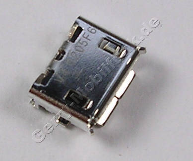 USB Konnektor 5polig Nokia Asha 305 original Anschlubuchse Datenkabel, MICRO-USB B TYPE P0.65