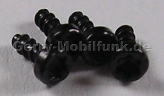 4 Stck Schrauben 1,2mm x 3,2mm schwarz Nokia N9 original Schraubenset, Torx TX5+