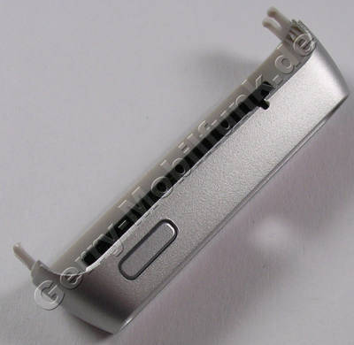 Untere Abdeckung silber Nokia N8 original Abdeckung unten Cover white silver incl. Mentaste,  Main Antenne