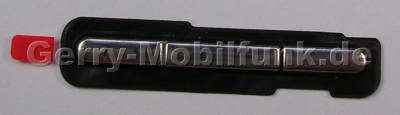 Funktionstastenmatte weiss ( silber ) Nokia C6-00 original Tastenmatte white chrome Mentasten
