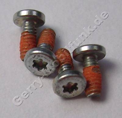 4 Stck Schrauben 1,4 x 3,4 Nokia 6260 Slide original Schraubenset Torx TX4+