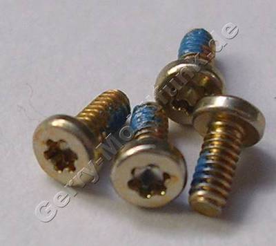 4 Stck Schrauben 1,4x3,2mm gold Nokia C7-00 Schraubenset Torx TX4+