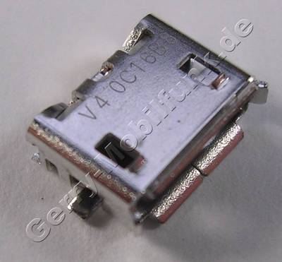 Micro USB Konnektor Nokia C6-00 Mikro USB-Buchse, 5polig, SMD Ladebuchse, Datenkabelanschlu