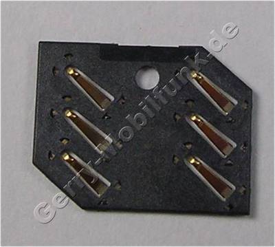 Simkartenleser Nokia Asha 205 original Sim Konnektor der Platine, Ltbauteil CONN SIM 2X3POL P2.54 15V 1A