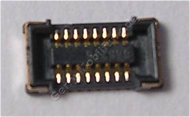 SMD Konnektor Nokia N9 original Steckerbuchse der Hauptplatine 2x8 Pin