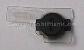 Ein/Aus Tastenmatte schwarz Nokia E6-00 original black Powerkey, Tastaturmatte