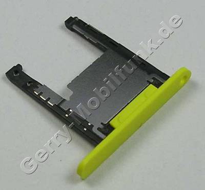 Speicherkartenhalter gelb Nokia Lumia 720 original Halter der Speicherkarte yellow