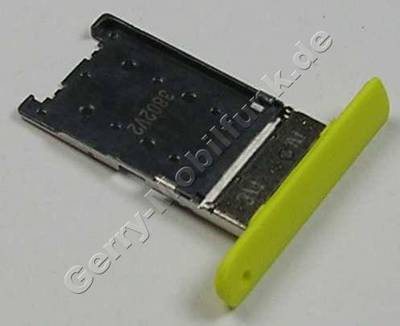 Simkartenhalter gelb Nokia Lumia 1520 original Halter der Nano Simkarte yellow, Sim-Tray