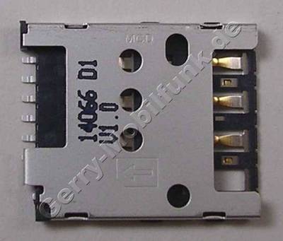 Simkartenleser, SMD Sim-Konnektor Nokia Lumia 730 original CONN Mini UICC SIM SM 6POL Zenith II