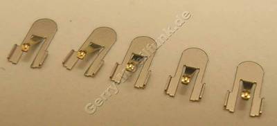 5 Stck Kontaktfeder Nokia X2-00 original SMD Kontakt SPRING CLIP (0.40-0.80mm/0.2-1.0N)