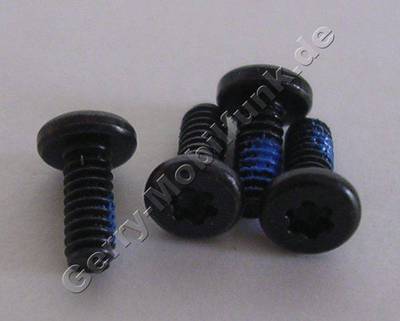 4 Stck Schrauben 1,4x3,4mm schwarz Microsoft Lumia 650 original Schraubenset Torx TX4+ IP4, SCREW M1.4X3.4 TORX PLUS 4IP, Black