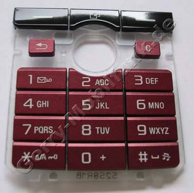 Tastenmatte SonyEricsson K750i rot